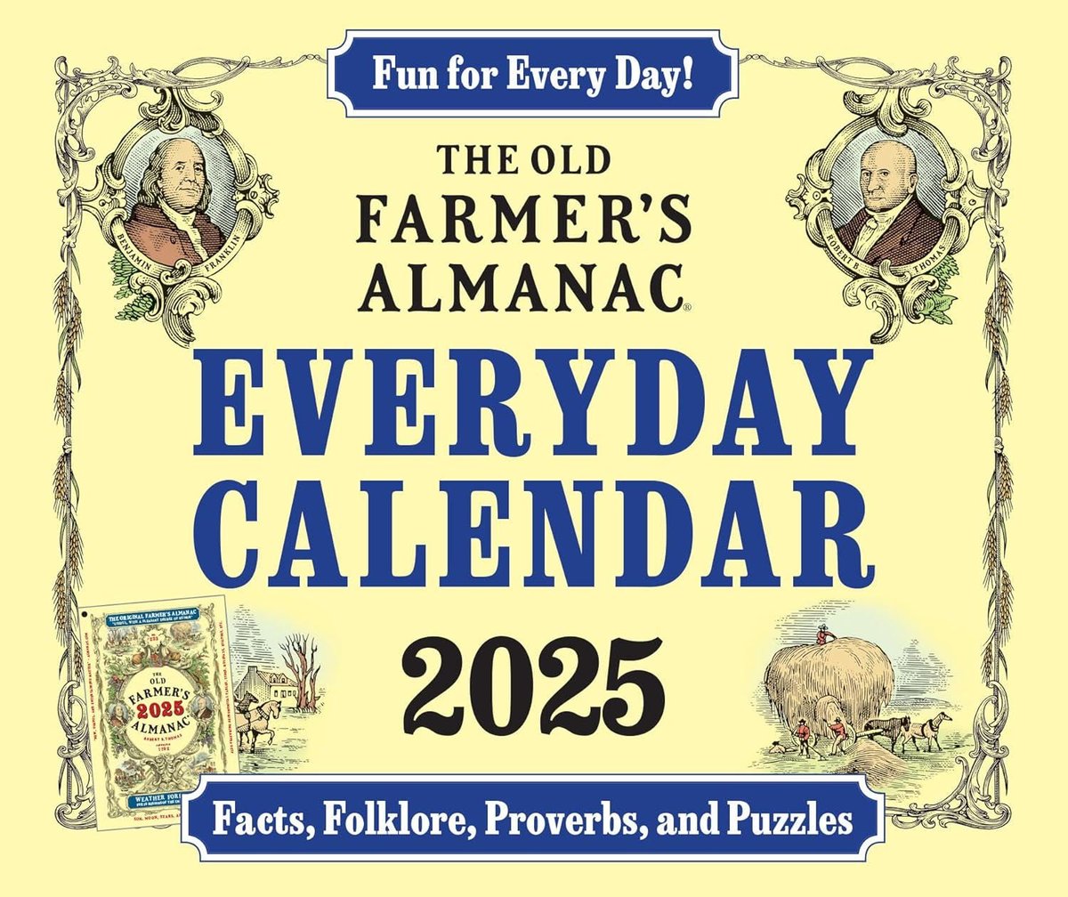 The 2025 Old Farmer's Almanac Everyday Box Calendar