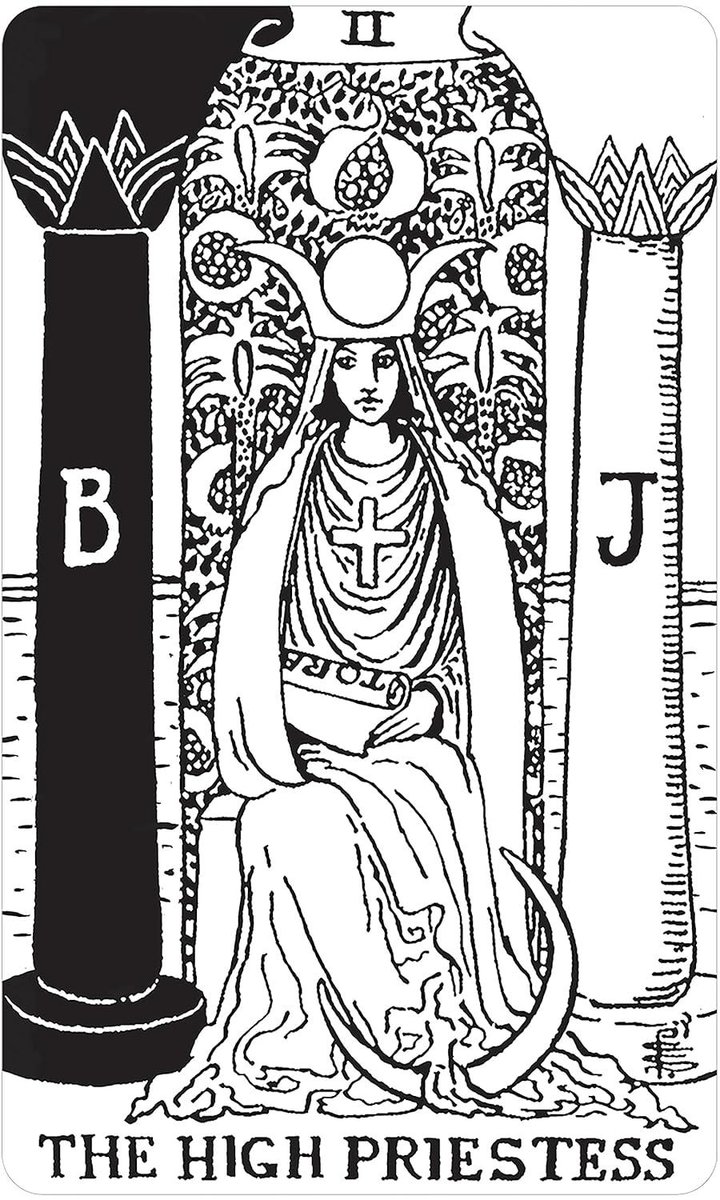Black & White Rider-Waite(r) Tarot Deck