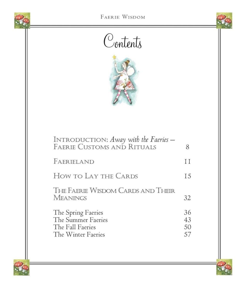 Faerie Wisdom: Includes 52 Magical Message Cards and a 64-Page Illustrated Book
