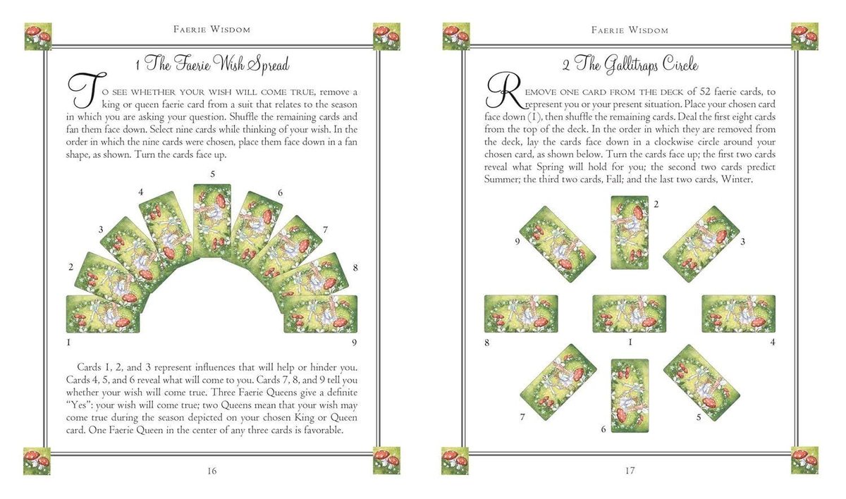 Faerie Wisdom: Includes 52 Magical Message Cards and a 64-Page Illustrated Book