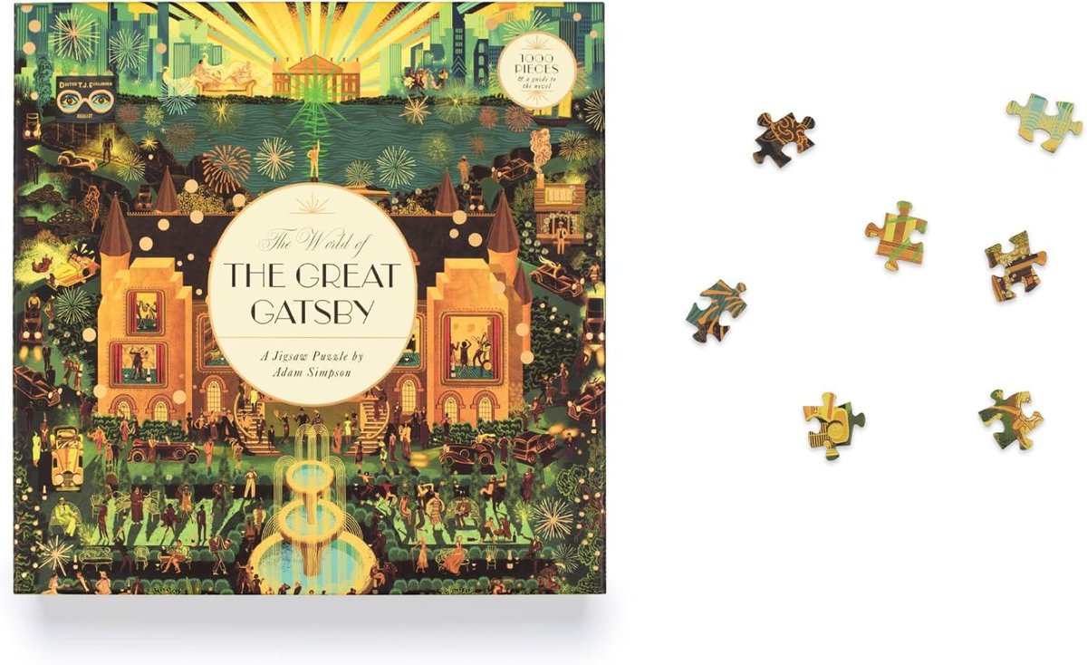 The World of the Great Gatsby 1000 Piece Puzzle: A Jigsaw by Adam Simpson