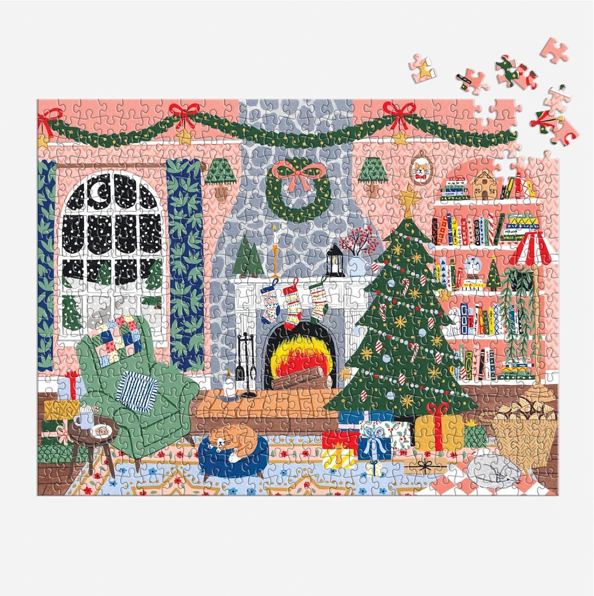 Home for the Holidays 500 Piece Advent Puzzle Calendar