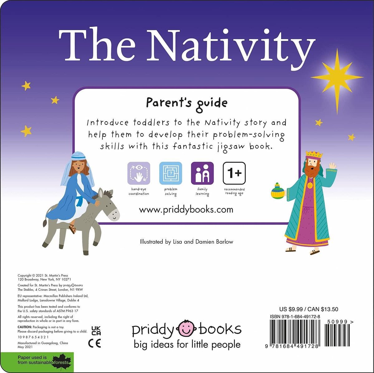 Puzzle & Play: The Nativity With Chunky Puzzle Pieces (Puzzle And Play #1)