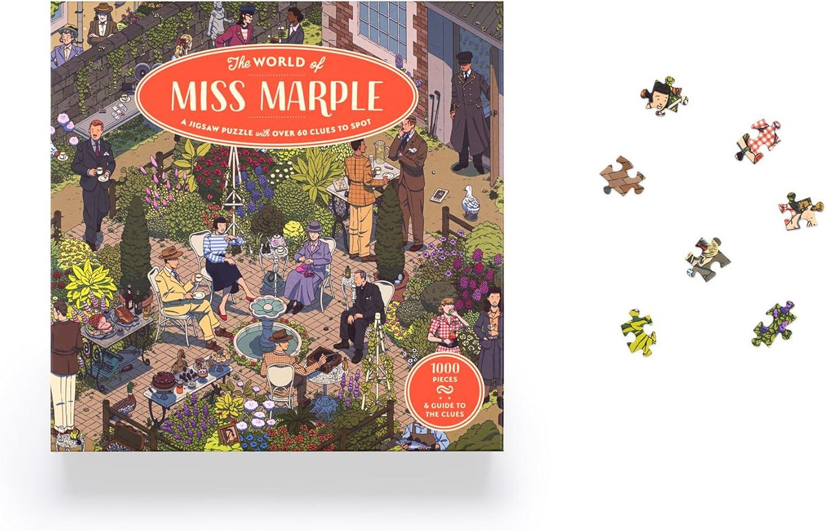 The World of Miss Marple 1000 Piece Puzzle: 1000 Piece Jigsaw