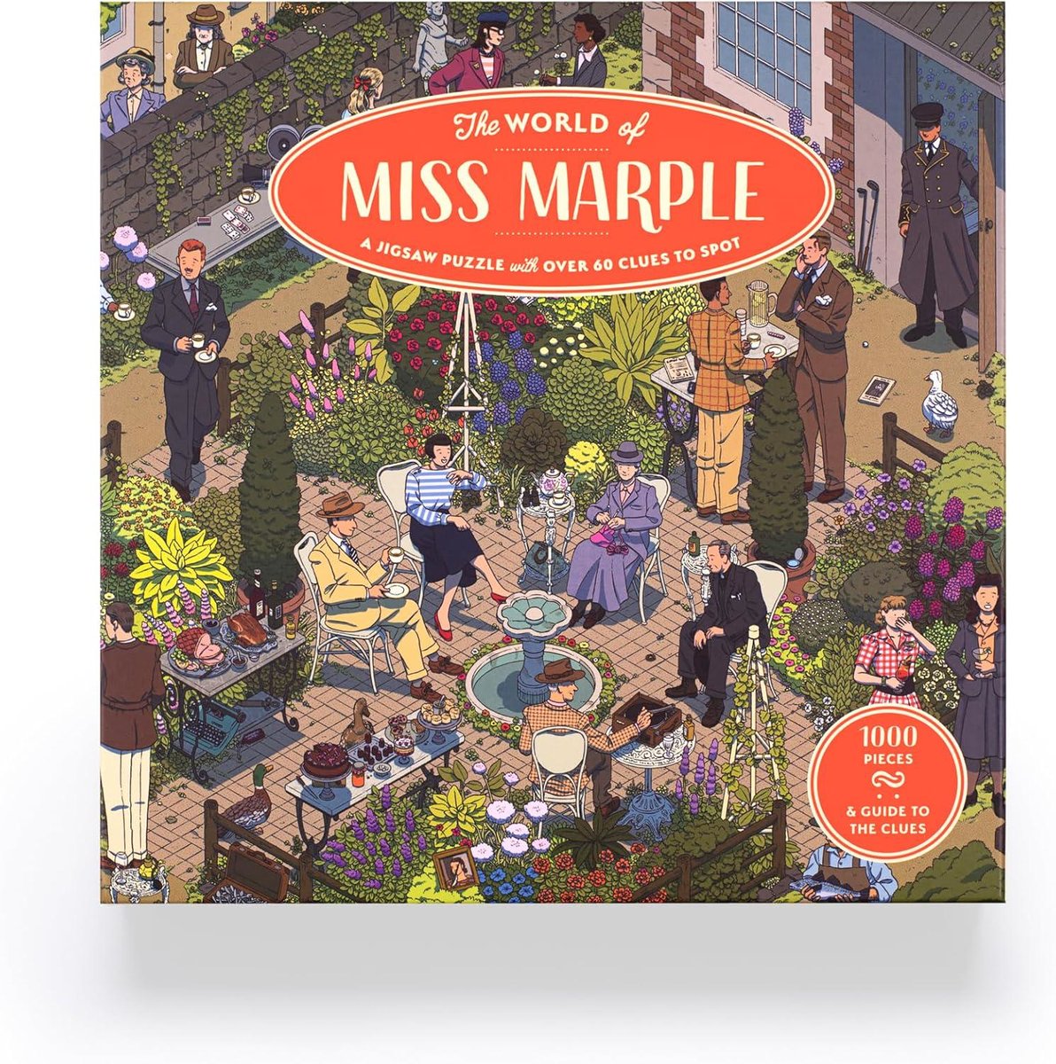 The World of Miss Marple 1000 Piece Puzzle: 1000 Piece Jigsaw