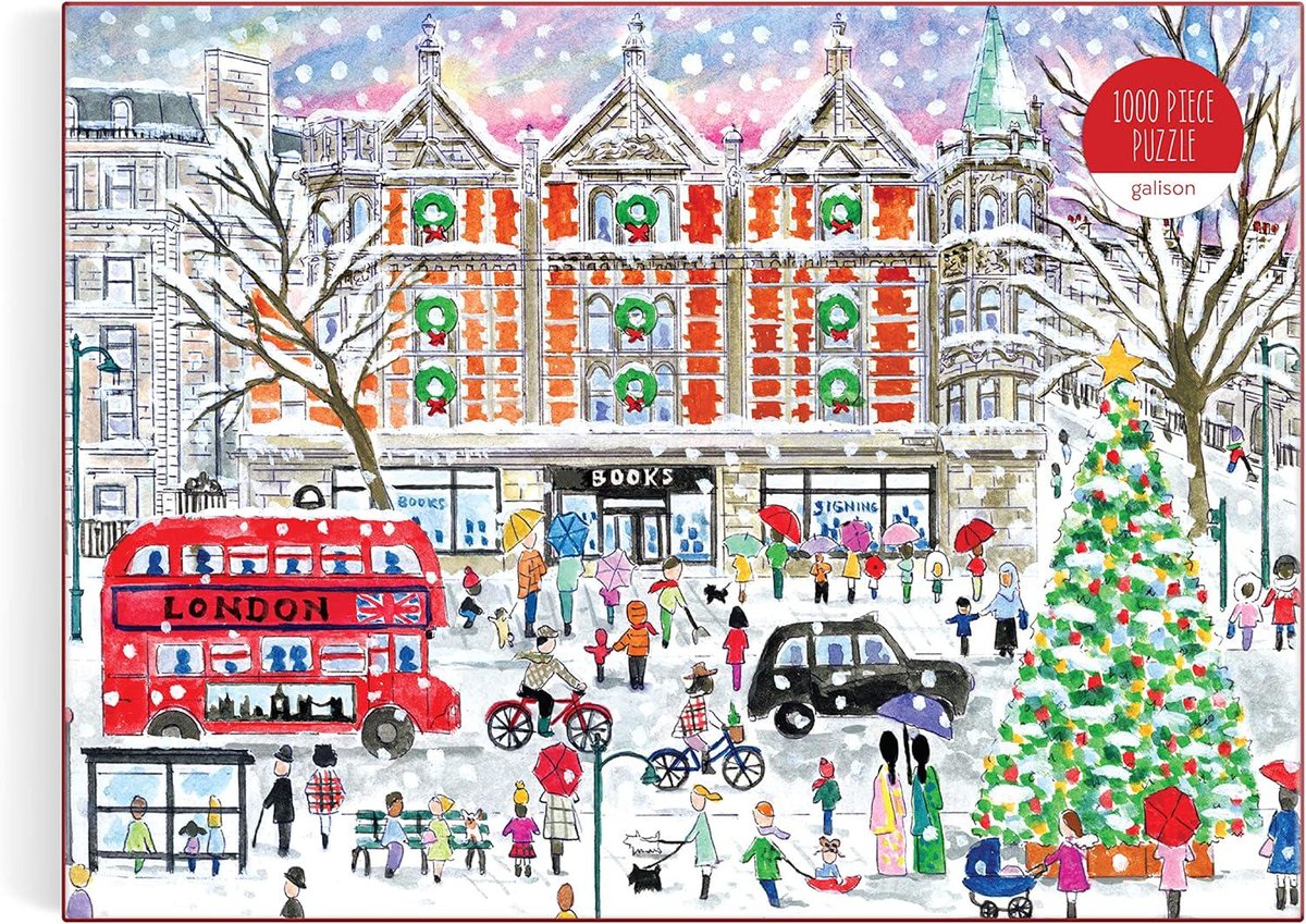 Michael Storrings Christmas in London 1000 Piece Puzzle