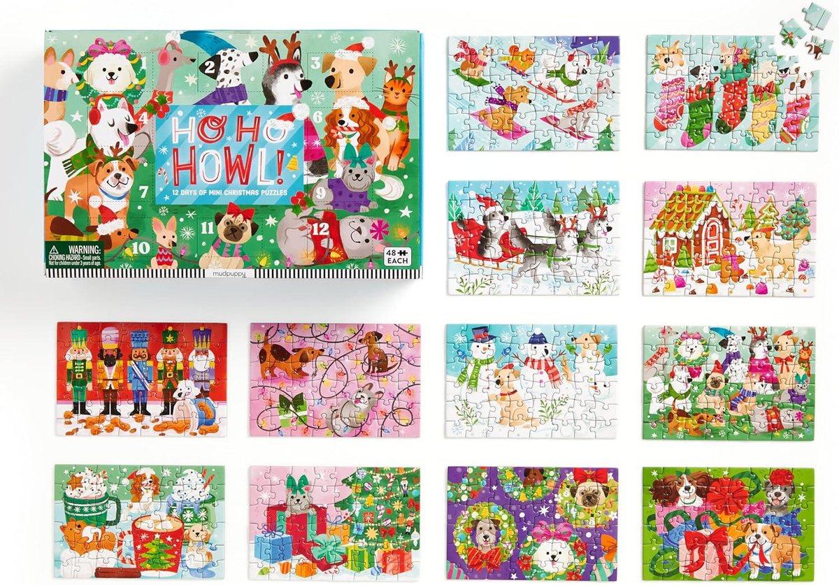 Ho Ho Howl! Countdown Puzzle Set