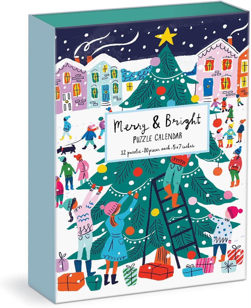 Louise Cunningham Merry and Bright 12 Days of Christmas Advent P,