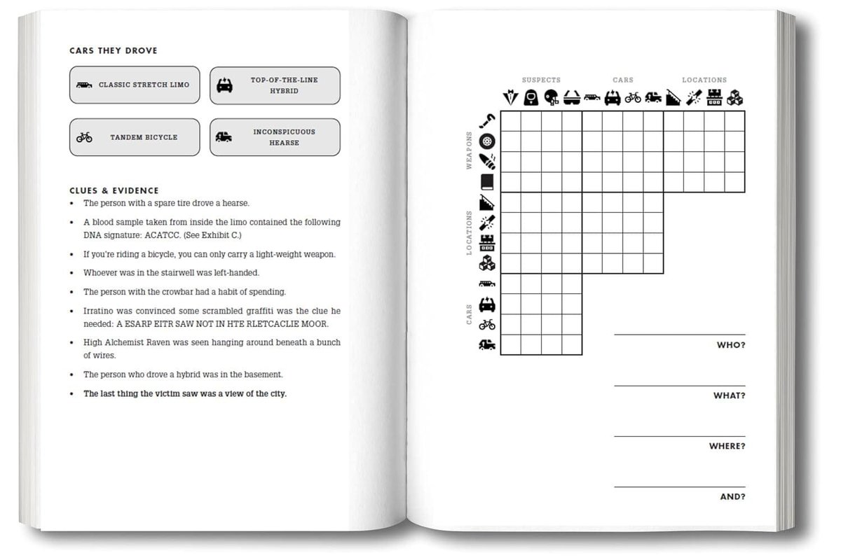 Murdle: Volume 2; 100 Elementary to Impossible Mysteries to Solve Using Logic, Skill & the Power of Deduction (Murdle #2)