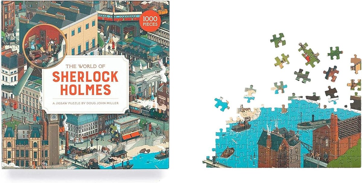The World of Sherlock Holmes 1000 Piece Puzzle: A Jigsaw Puzzle