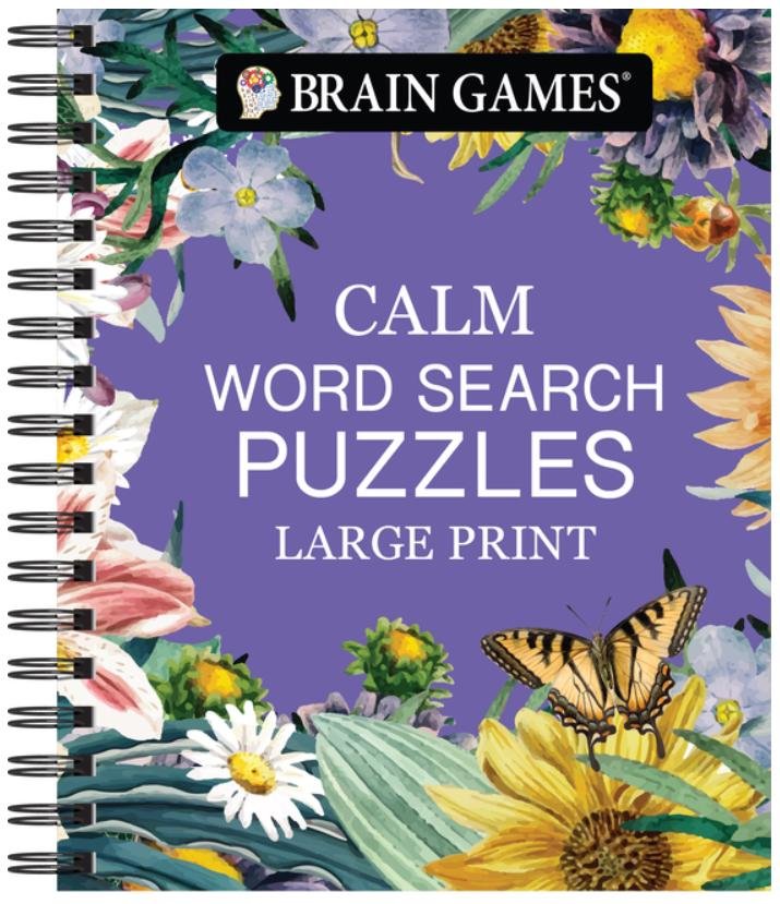 Brain Games - Calm: Word Search - Large Print (Brain Games Large Print)