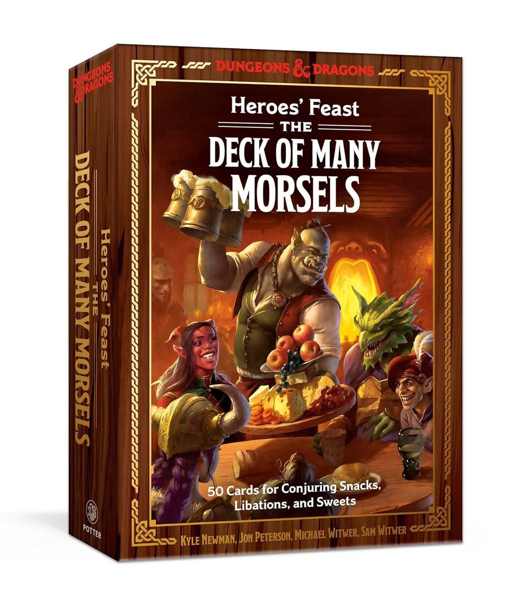 Heroes' Feast: The Deck of Many Morsels 50 Cards for Conjuring Snacks, Libations, and Sweets (Dungeons and Dragons)