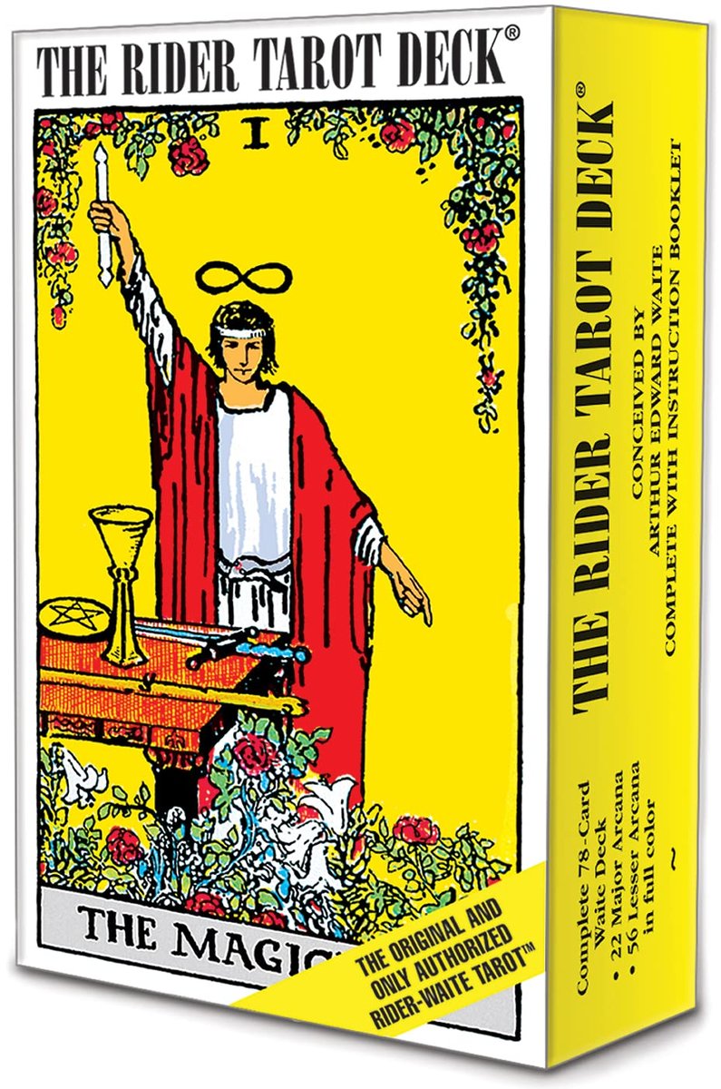 The Rider Tarot Deck®: The Authentic Rider-Waite® Tarot Deck with Instruction Booklet, Essential for Tarot Beginners & Expert Readers