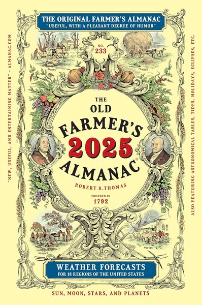 The 2025 Old Farmer's Almanac Weather Wall Calendar