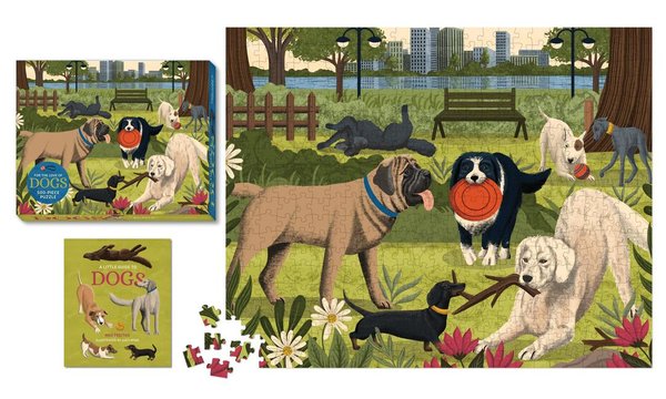 For the Love of Dogs 500-Piece Puzzle (This Is a Book for People Who Love)