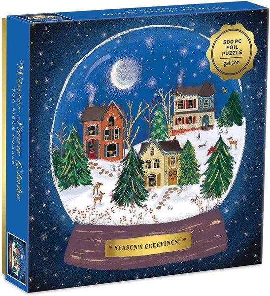 Winter Snow Globe 500 Piece Puzzle