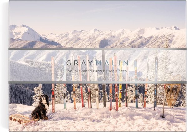 Gray Malin the Winter Holiday 500 Piece Double-Sided Puzzle