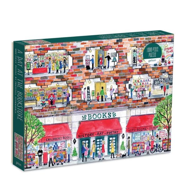 Michael Storrings a Day at the Bookstore 1000 Piece Puzzle