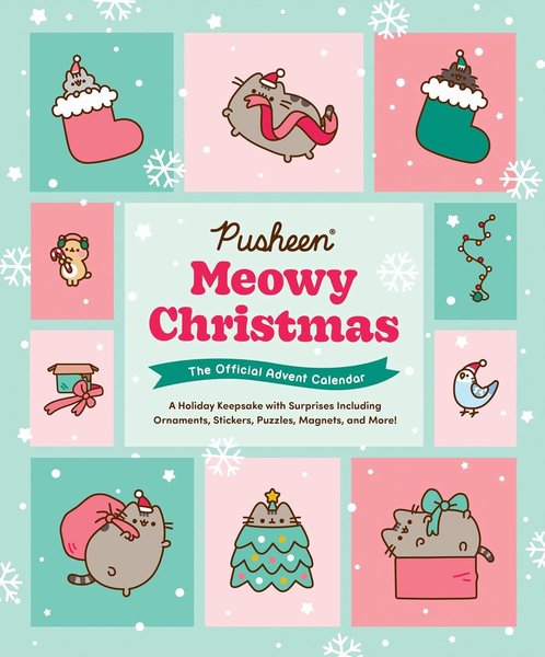 Pusheen Meowy Christmas: The Official Advent Calendar A Holiday Keepsake with Surprises Including Ornaments, Stickers, Puzzles