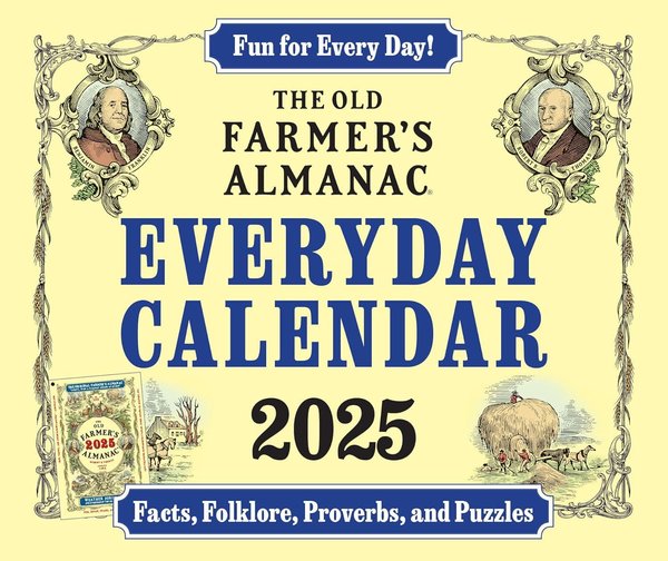 The 2025 Old Farmer's Almanac Everyday Box Calendar