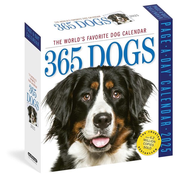 365 dogs page-a-day(r) calendar 2025: the world's favorite dog calendar