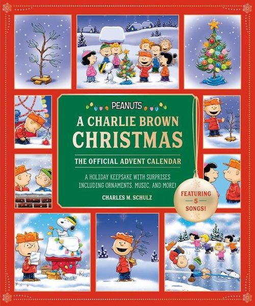 Peanuts a charlie brown christmas the official advent calendar featuring 5 songs a holiday keepsake with surprises including ornaments music