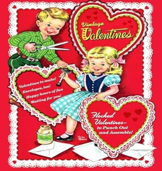 Vintage Valentines ( Press Out Book )