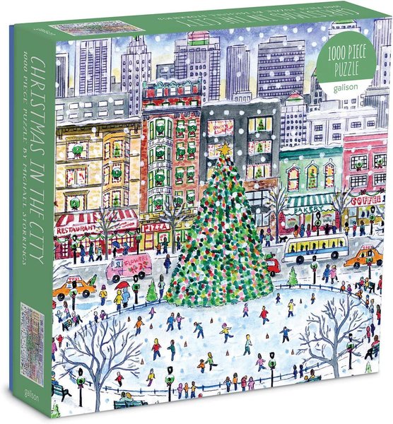 Michael Storrings Christmas in the City 1000 Piece Puzzle