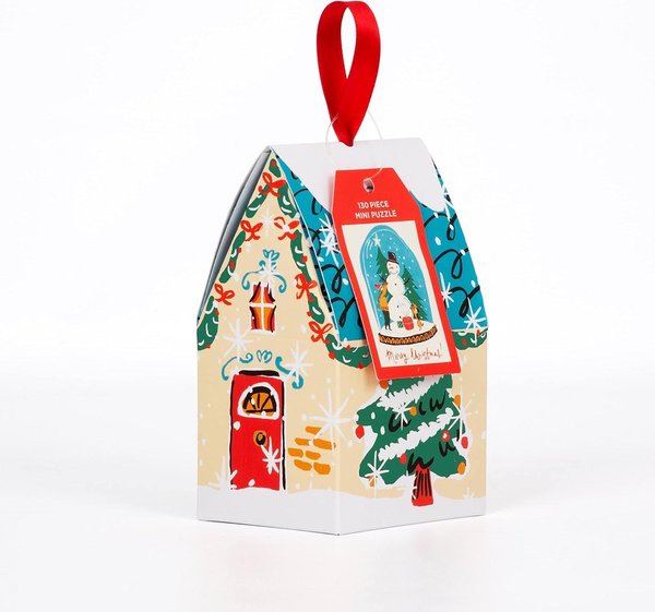 Snow Globe 130 Piece Puzzle Ornament