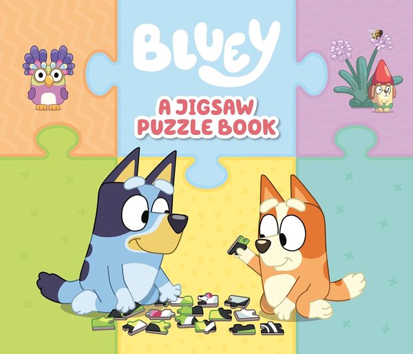 Bluey: A Jigsaw Puzzle Book, Includes 4 Double-Sided Puzzles (Bluey)