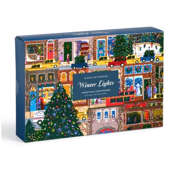 Joy Laforme Winter Lights 12 Days of Puzzles Holiday Countdown