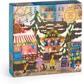 Joy Laforme Merry Market 1000 Piece Foil Puzzle in a Square Box
