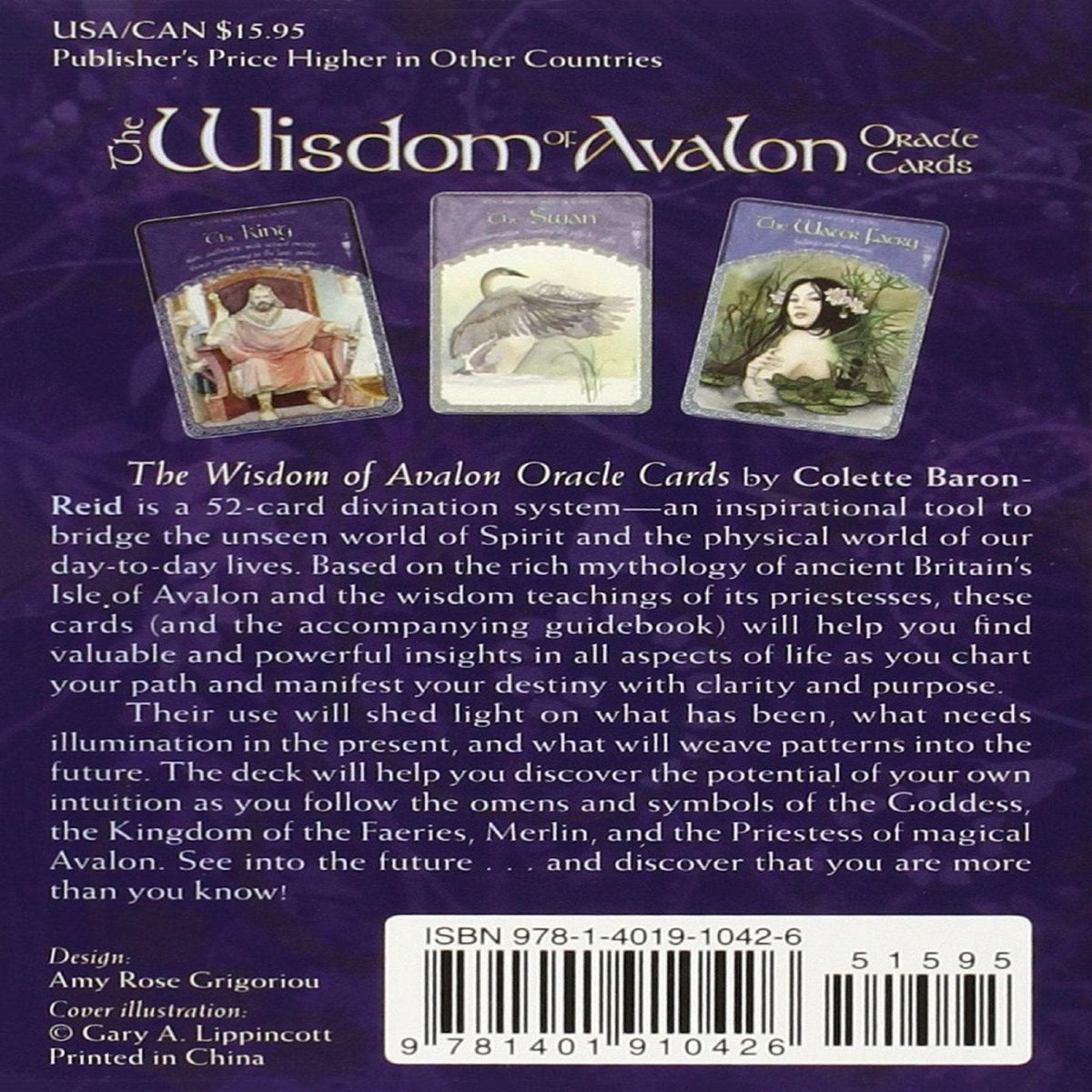 The Wisdom of Avalon Oracle Cards: A 52-Card Deck and Guidebook