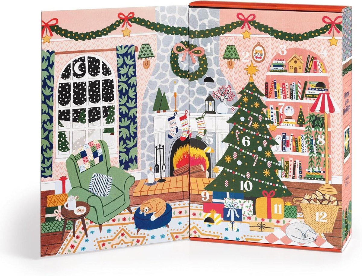 Home for the Holidays 500 Piece Advent Puzzle Calendar