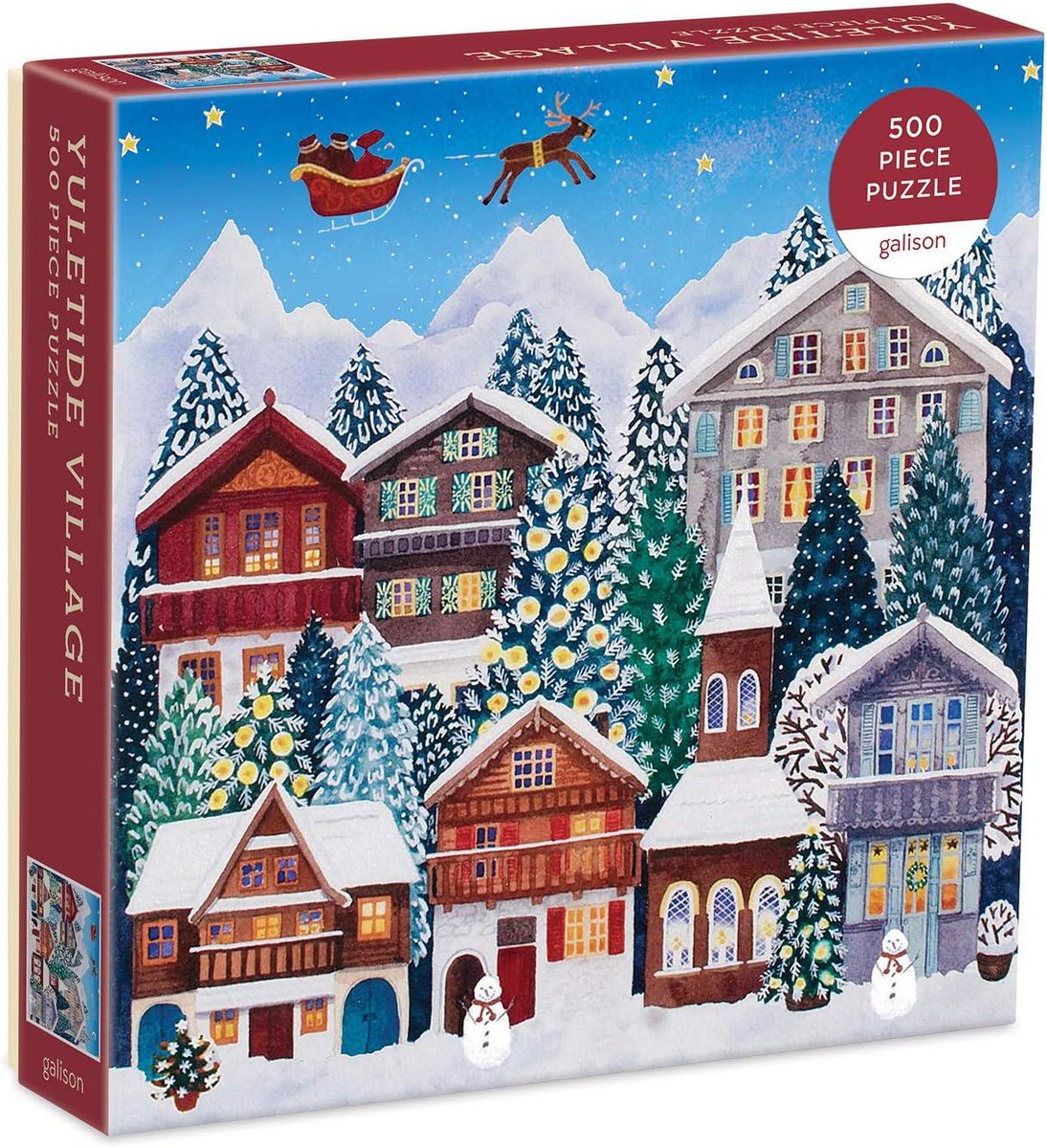 Yuletide Village 500 Piece Puzzle