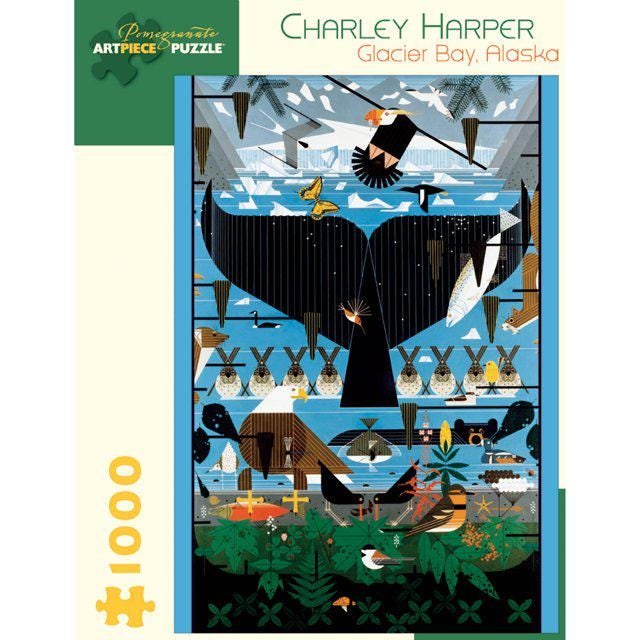 Puzzle-Charley Harper Glacier (Pomegranate Artpiece Puzzle)