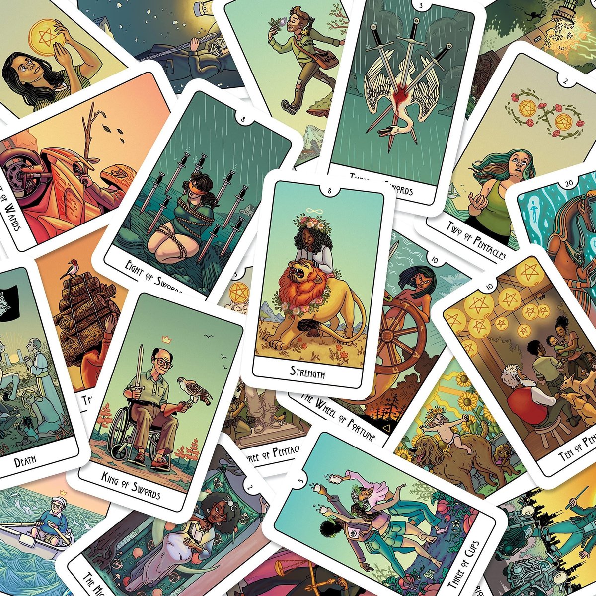 This Might Hurt Tarot Deck (Modern Tarot Library)