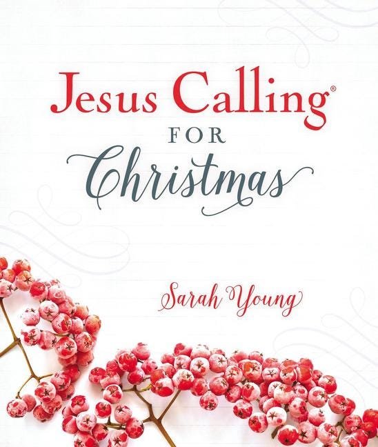Jesus Calling for Christmas, Padded Hardcover, with Full Scriptures: Seasonal Devotions for Christmas (a 50-Day Devotional) (Jesus Calling)