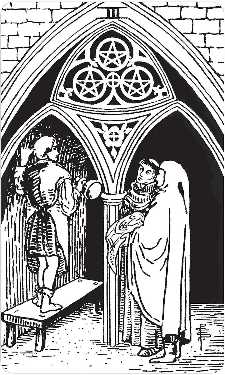 Black & White Rider-Waite(r) Tarot Deck