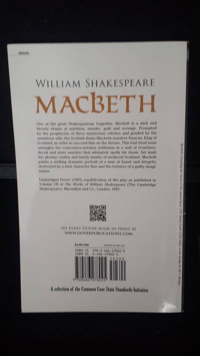 Macbeth (Dover Thrift Editions)