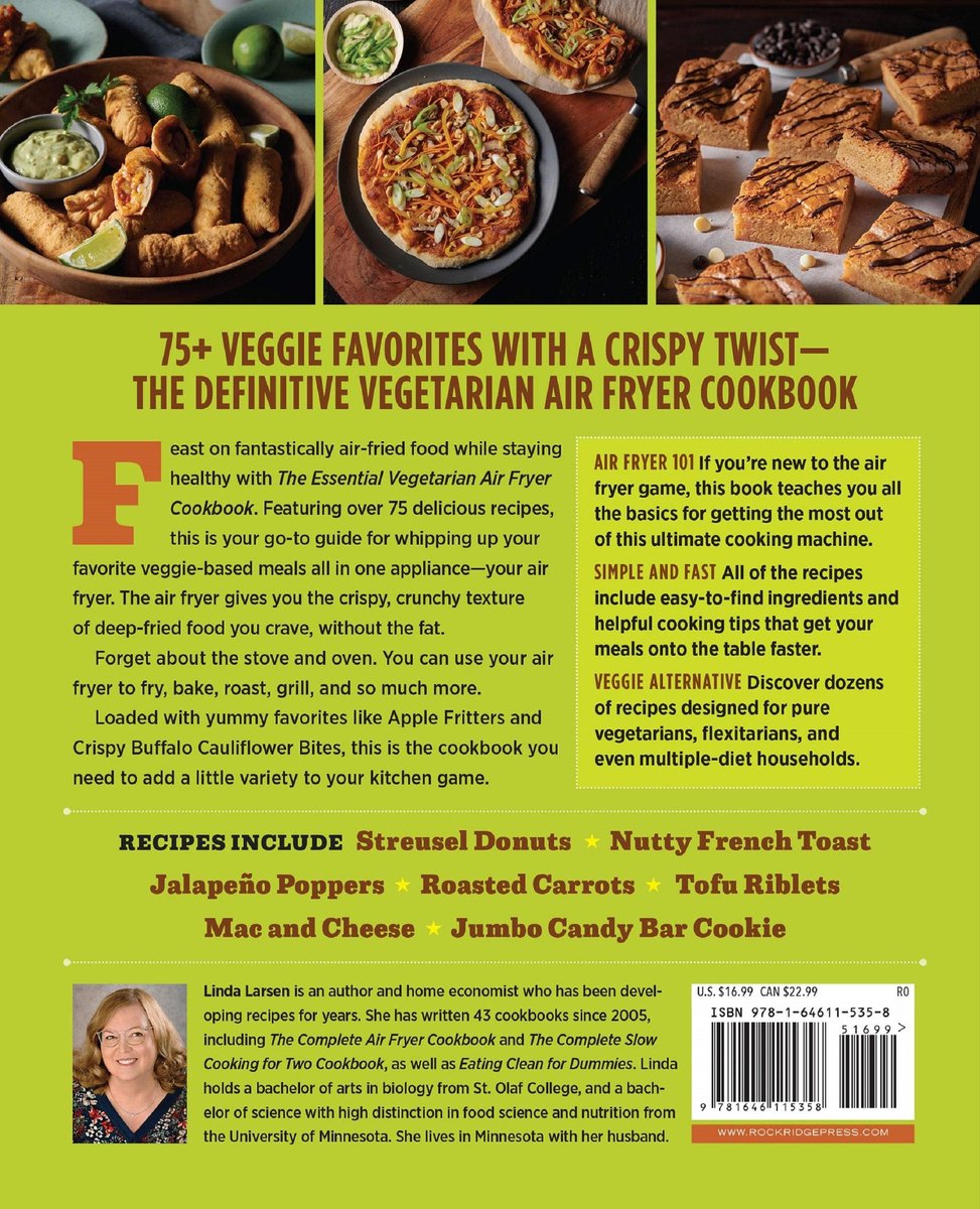 The Essential Vegetarian Air Fryer Cookbook: 75+ Easy Meatless Recipes