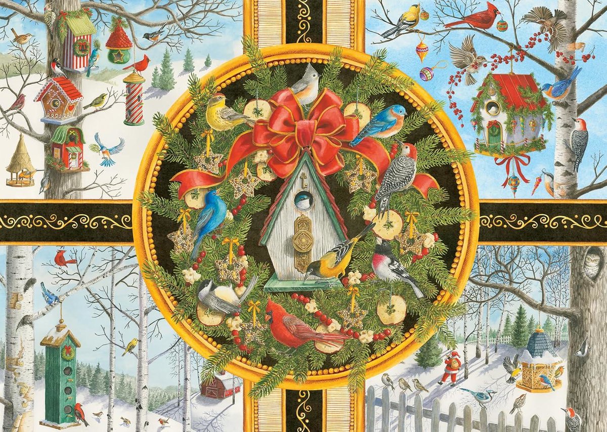 Christmas Songbirds 500 PC Large Format Puzzle