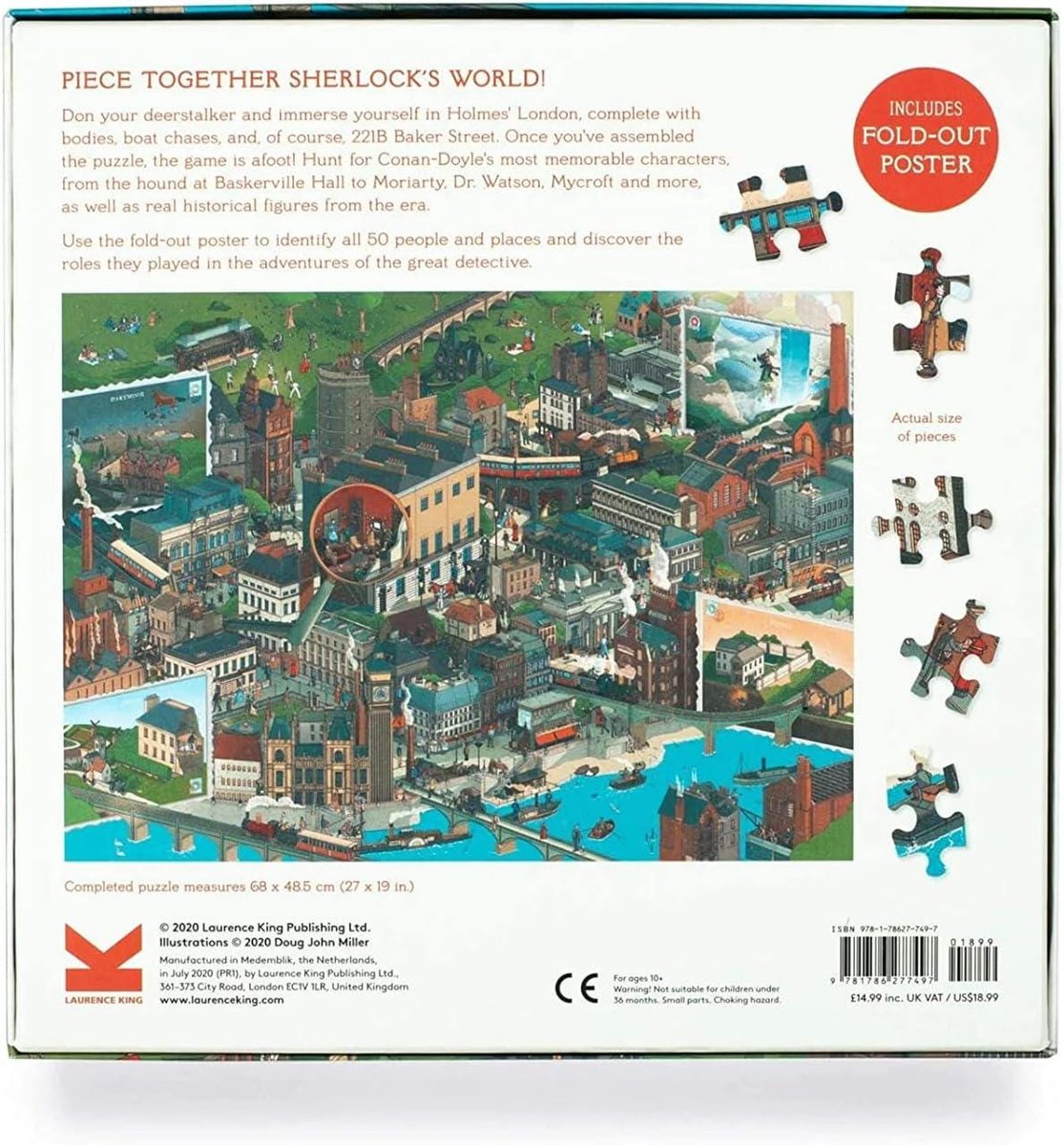 The World of Sherlock Holmes 1000 Piece Puzzle: A Jigsaw Puzzle