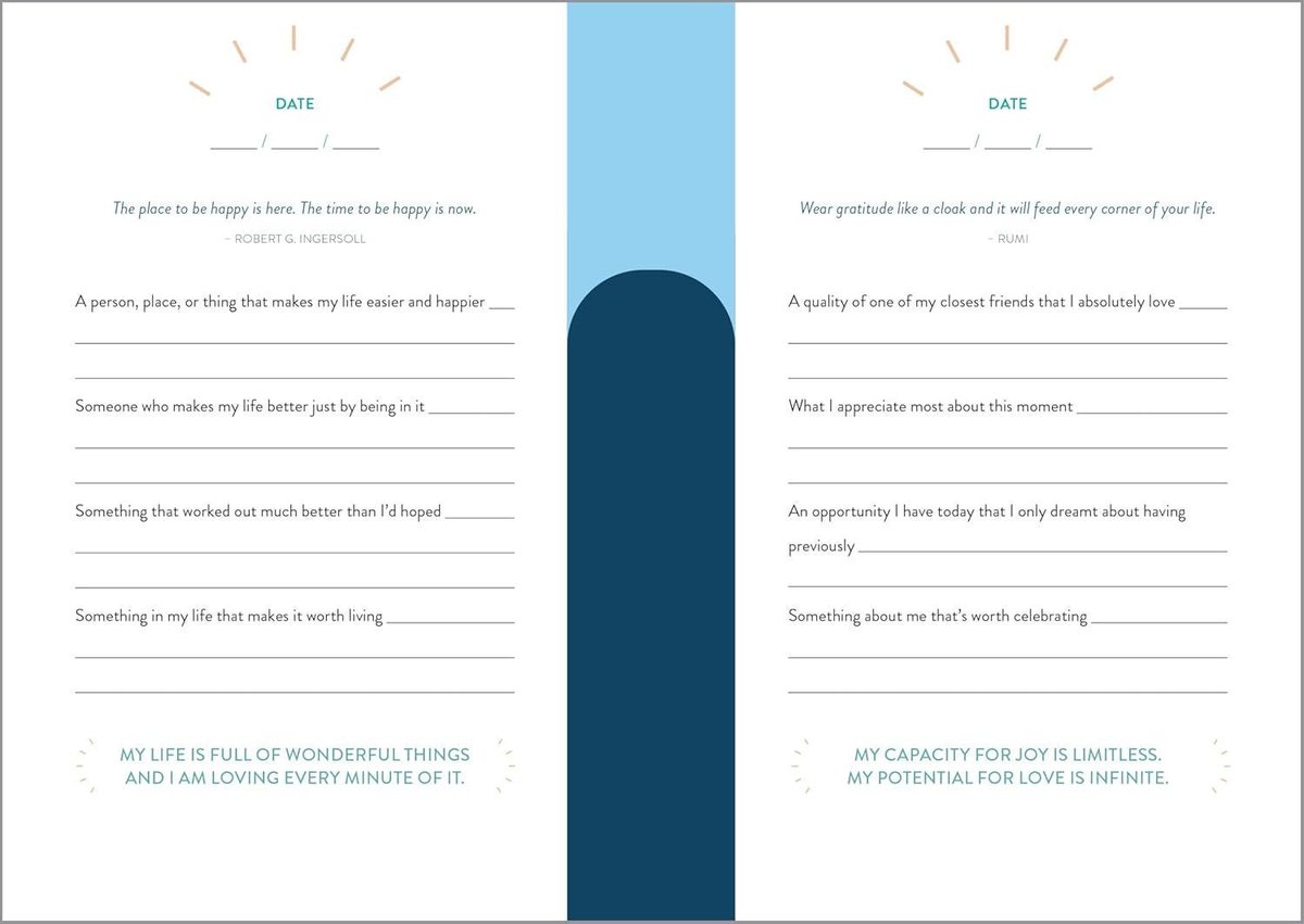 The 5-Minute Gratitude Journal: Give Thanks, Practice Positivity, Find Joy